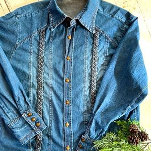 Krush from Cleveland! Denim Top